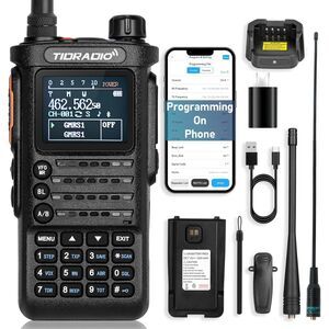 (2nd Gen)TIDRADIO TD-H8 GMRS Radio Handheld with Bluetooth Programming